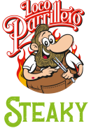 Steak na gril - Loco Parrillero | Logo